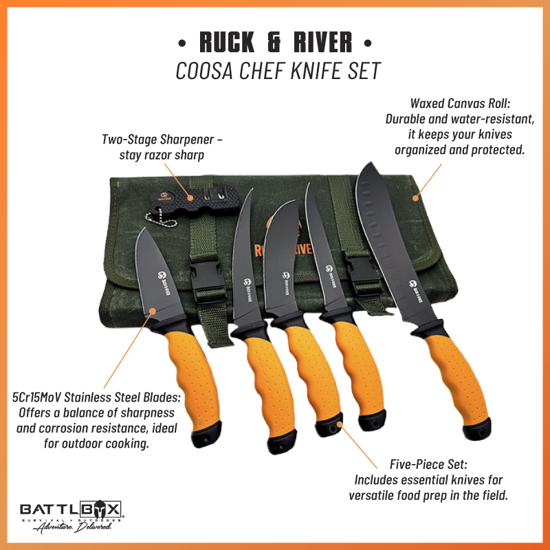 Ruck & River Coosa Chef Knife Set